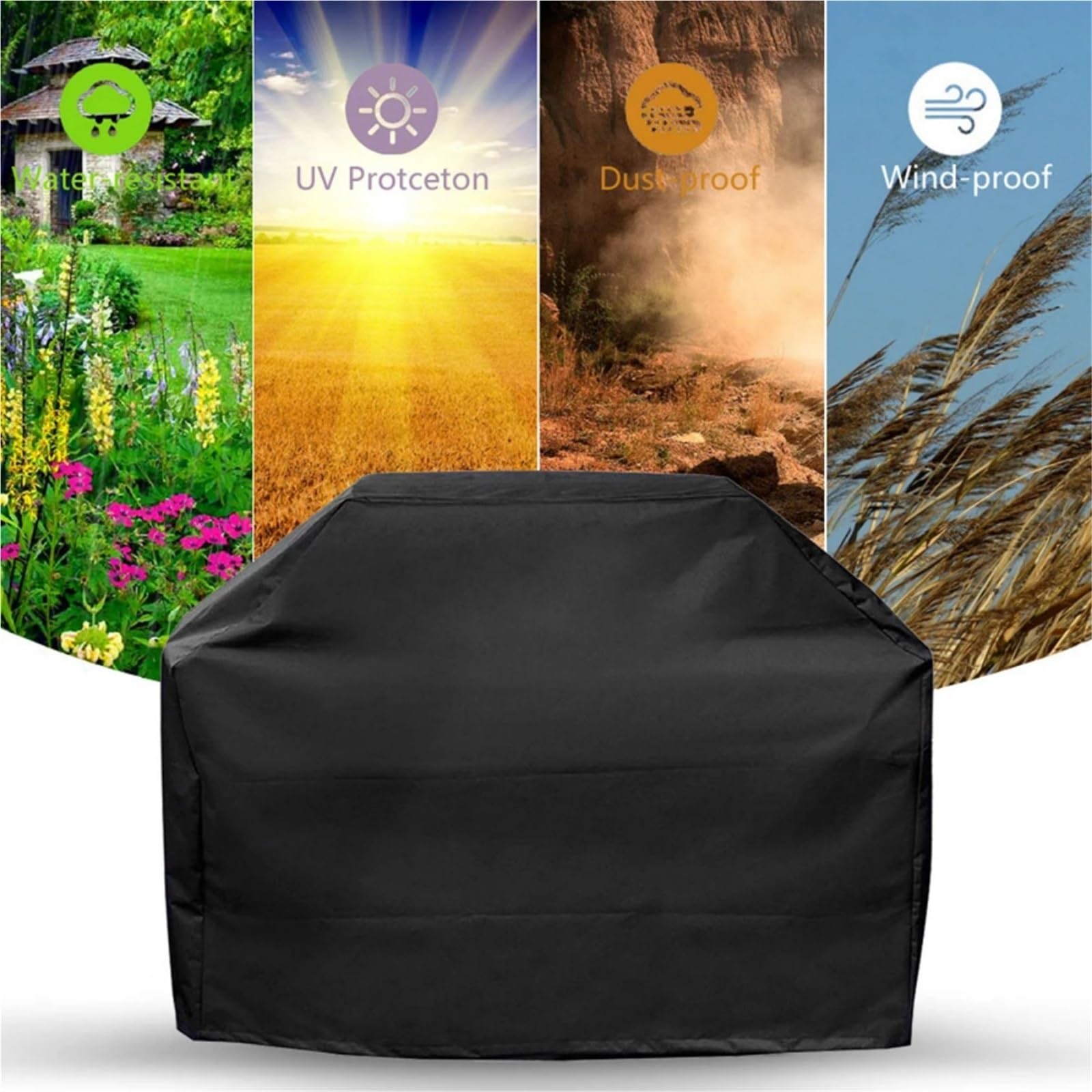 Cubierta de Barbacoa, Cubierta de Barbacoa Pesada Funda for Barbacoa Exterior Resistente, Funda for Parrilla, protección contra la Lluvia, for Exteriores Resistente