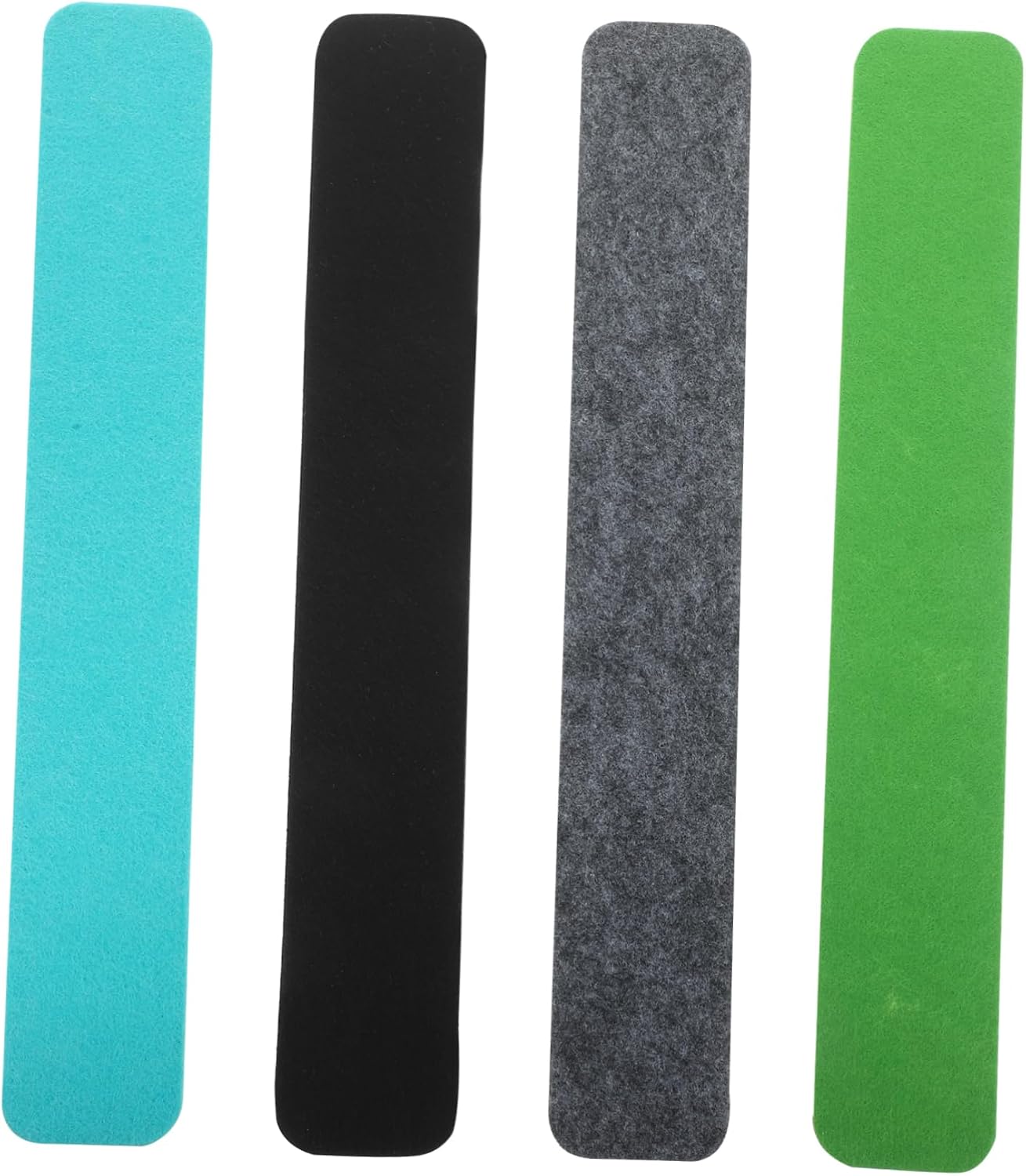 4pcs Decorative Felt Strips for Wall Bulletin Boards Small Cork Board for Desk Sturdy Polyester Material for Organizing Office and Classroom Decor