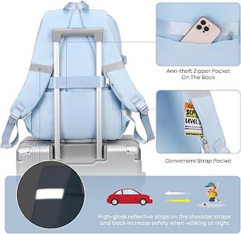 School Backpack For Student Women College Middle High Teen Girls Bookbag Waterproof Laptop Bag
