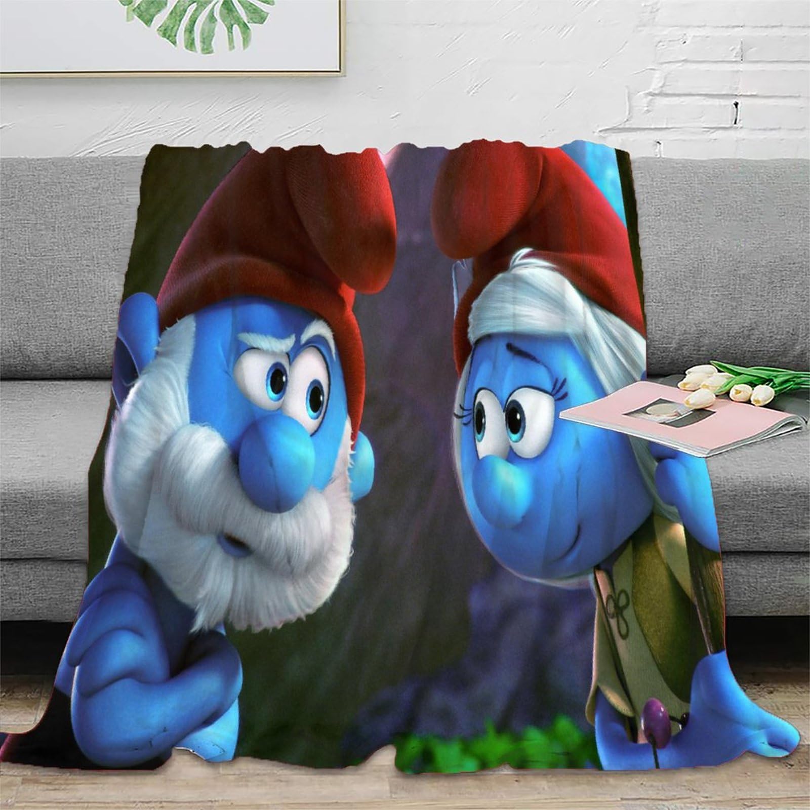 FJAUOQ Coperta per Gli Amanti dei Libri - Morbida Coperta da Lettura per Divano, Regalo per Donne e Uomini, Club del Libro, Idee Regalo Letterarie