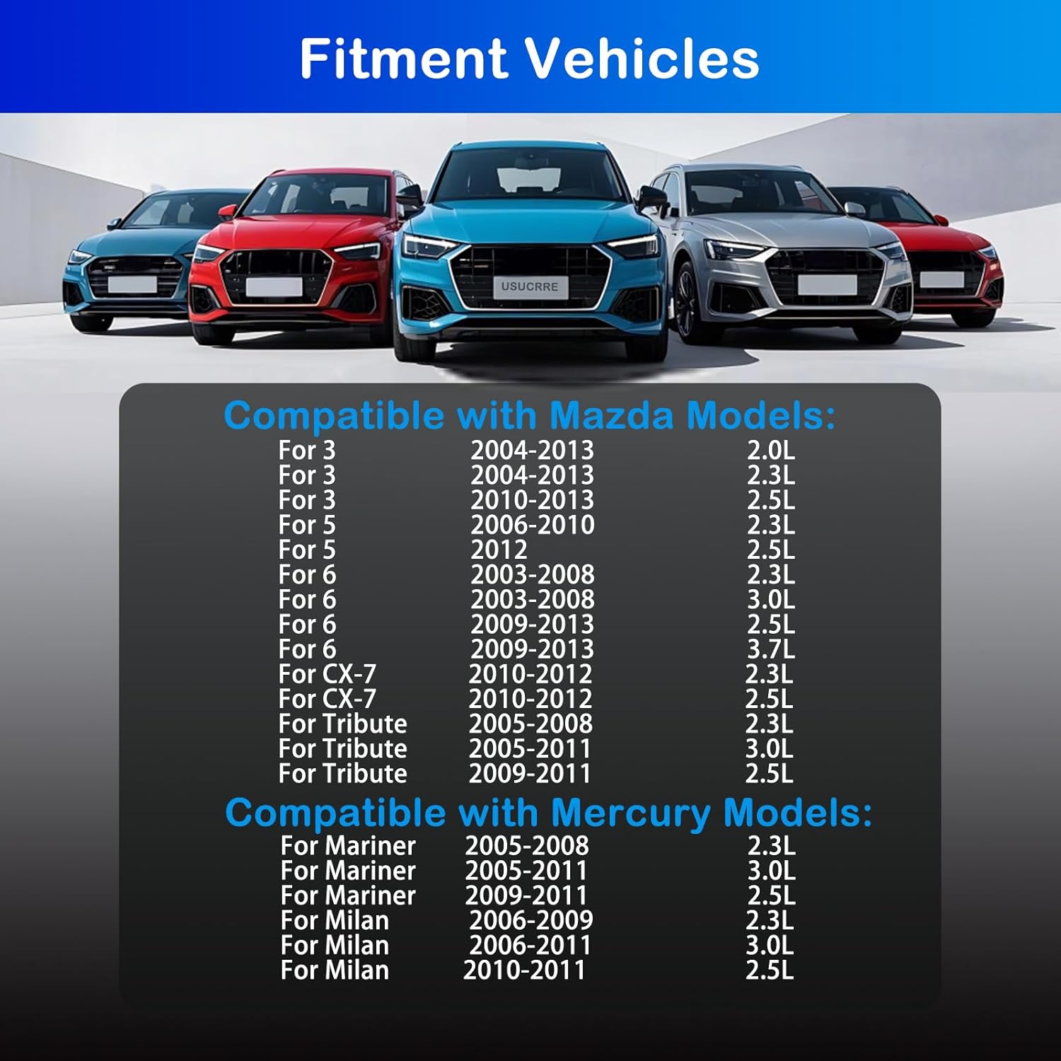 EGV1025 Exhaust Gas Recirculation EGR Valve Compatible with Ford Escape 2005-2014,for Focus 2003-2011,for Fusion 2006-2015,for Transit Connect 2010-2014,for Mazda 3/5/6/CX-7 EGR Replacement