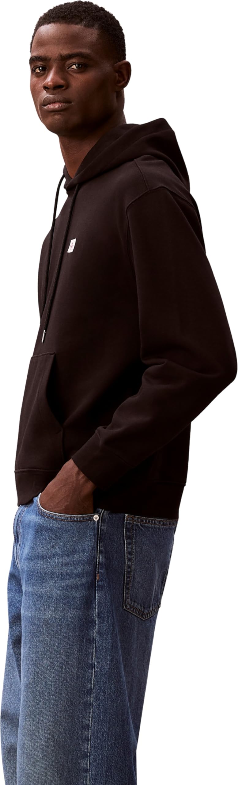 Calvin Klein Hoodie Hombre Terry Badge con Capucha