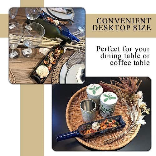 Miniatura 6 de SHOXREM Maceta para botella de vino, maceta de vidrio con dispositivo de drenaje, jarrón horizontal para cactus suculentosfloresplantas de aire,