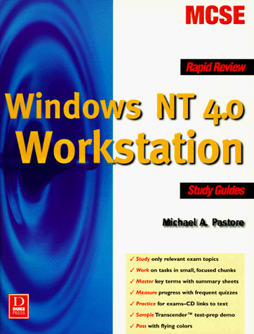 Windows Nt 4.0 Workstation: Rapid Review Study Guide (Rapid Review Study Guides)      Paperback – January 1, 1998