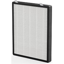 MOOKA H13 True HEPA Air Purifier Replacement Filter with Activated Carbon 4 in 1 Large Room Filter for Allergies, Pollen, Smoke, Dust, Pet Dander and VOC
