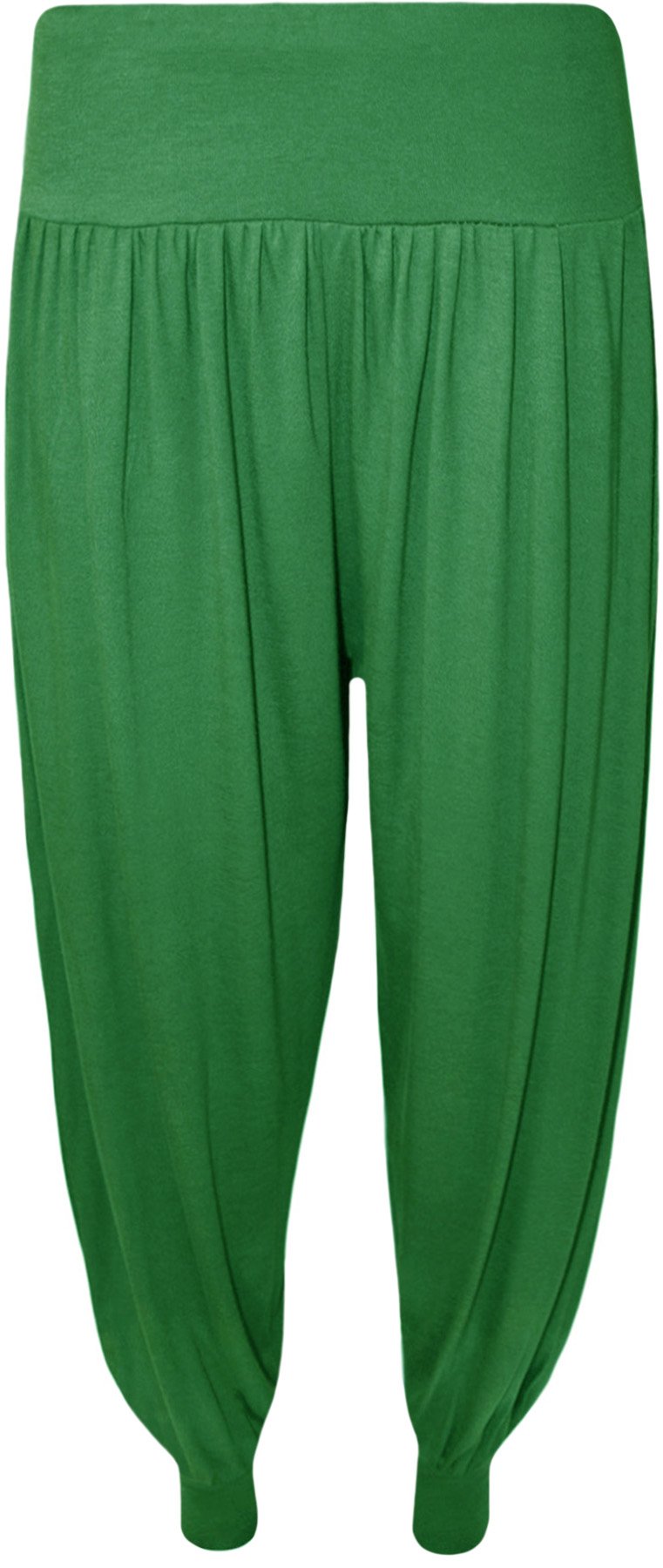 Wearall Women's Jade Plus Size Harem Trousers Full Leggings Stretch Pants - 24/26