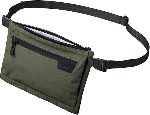 ALPAKA Zip Pouch Max V2 - Minimalist Travel Crossbody Bag - Men/Women Sling Bag - Water-resistant Fabric Slim Tech Case