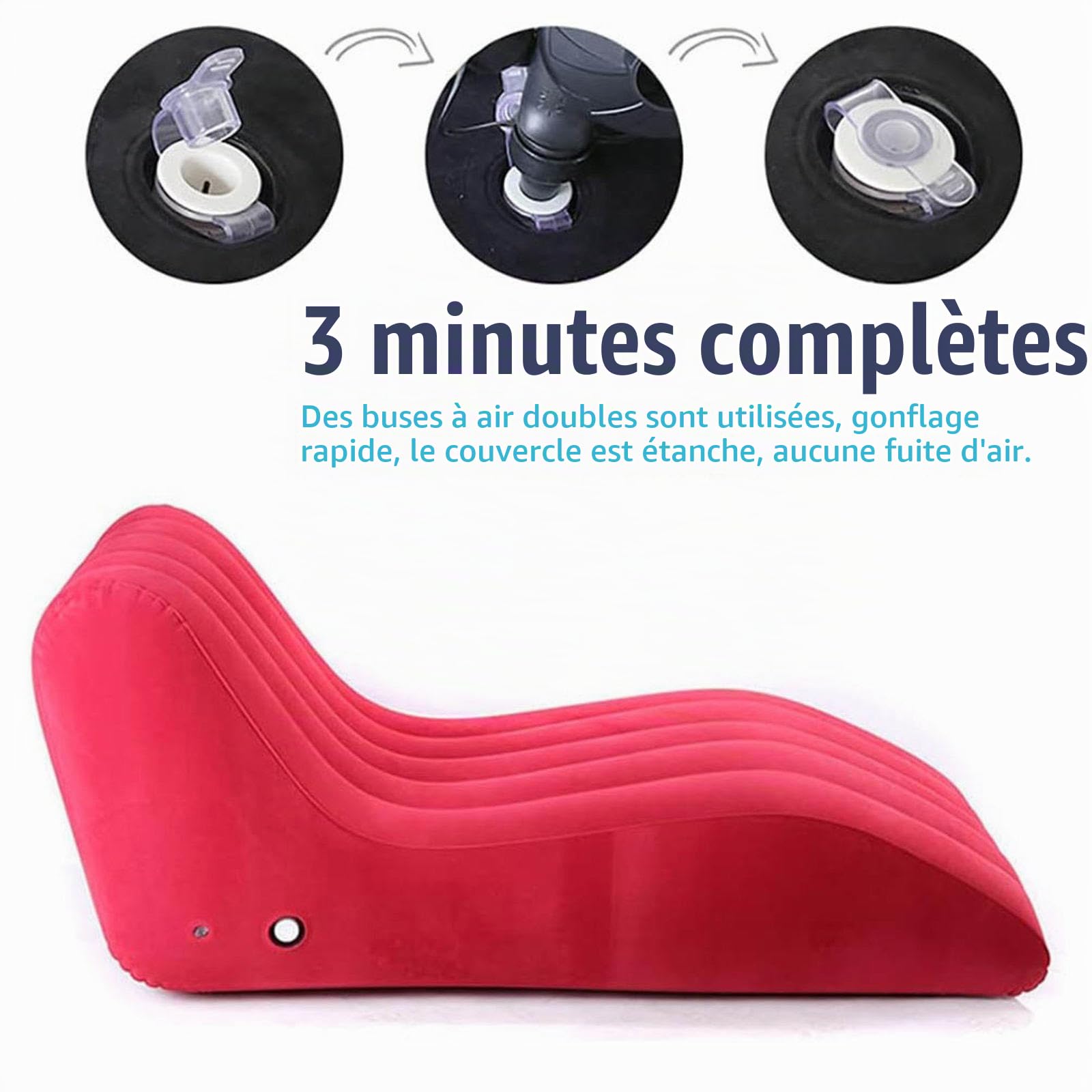 Le Fauteuil Gonflable Gonflable Dégonfle et Pliez Lorsqu'il n'est Pas Utilisé,Sofa1