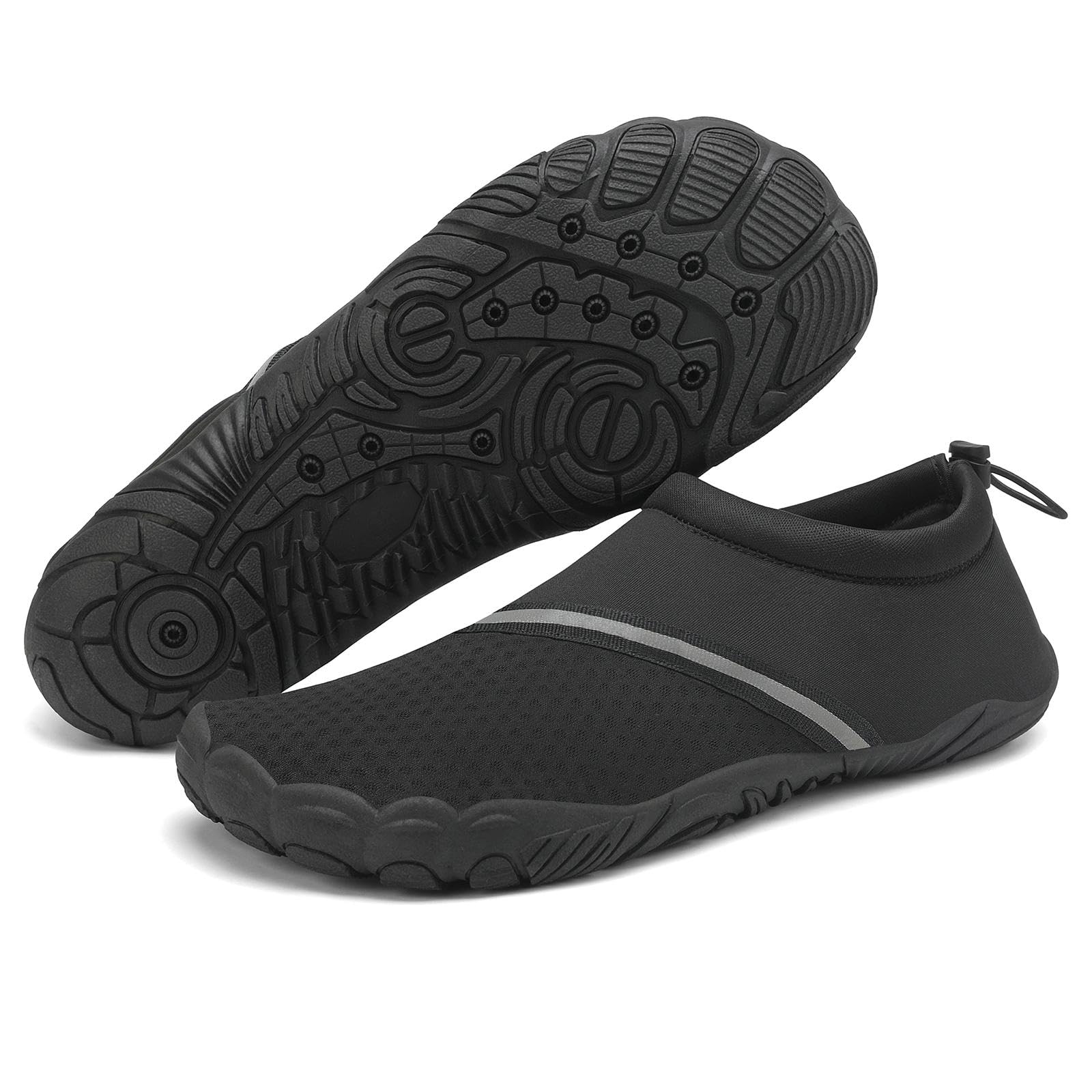 Mishansha Herren Damen Badeschuhe rutschfeste Schnelltrocknende Leicht Wasserschuhe Gr.36-46