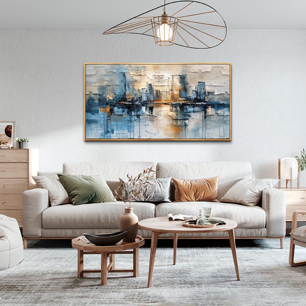 ZUITINGHUA Large Wood Framed Wall Decor For Living Room Canvas Wall Art For Office Modern Wall Decorations For Bedroom Pastoral Scenery Painting Flower Pictures Artwork Room Home Decor 24x48 In ZUITINGHUA Large Wood Framed Wall Decor For Living Room Canvas Wall Art For Office Modern Wall Decorations For Bedroom Pastoral Scenery Painting Flower Pictures Artwork Room Home Decor 24x48 In