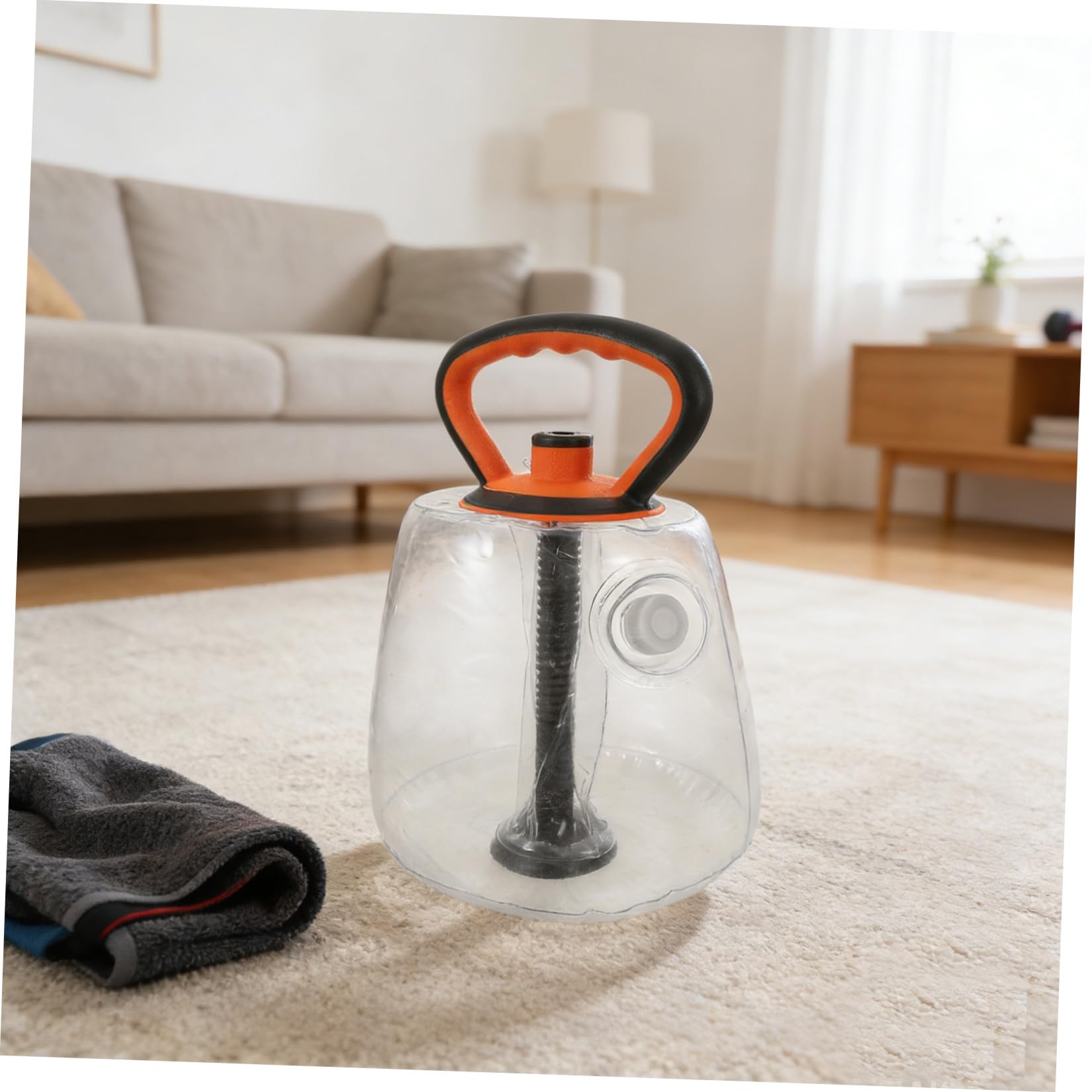 Kettlebell Regolabile Riempibile D’acqua Set di Kettlebell di Plastica per Allenamento Forza Gambe e Glutei Attrezzatura Fitness Portatile per Palestra Domestica