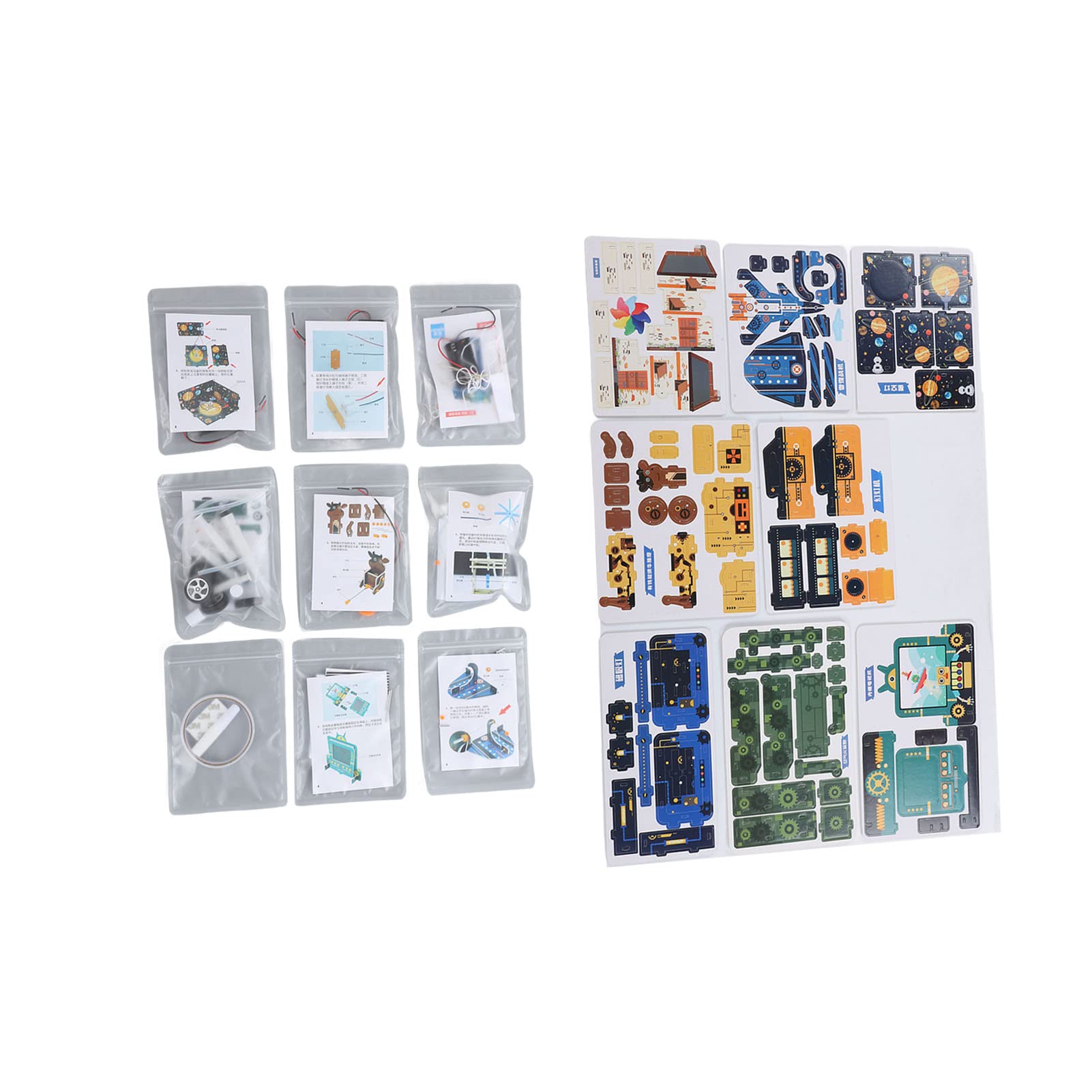 Conjunto de Experimentos de Física, Juguetes Educativos para Niños, Kit de Ciencia Reciclable para Exploración Científica