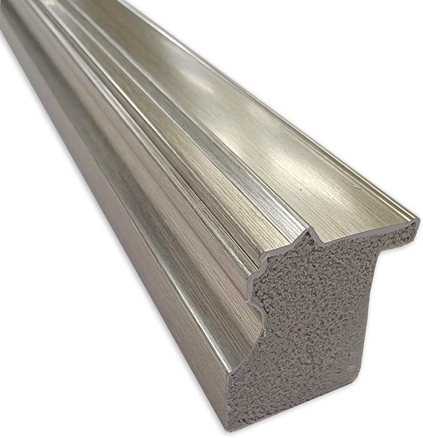 Amanti Art Silver Bathroom Mirror for Over Sink, 26x38 Florence Silver Rectangle Vanity Mirror, Large Casual Frame, Hangs Horizonally and Vertically, Bathroom Wall Decor, Beveled Edge