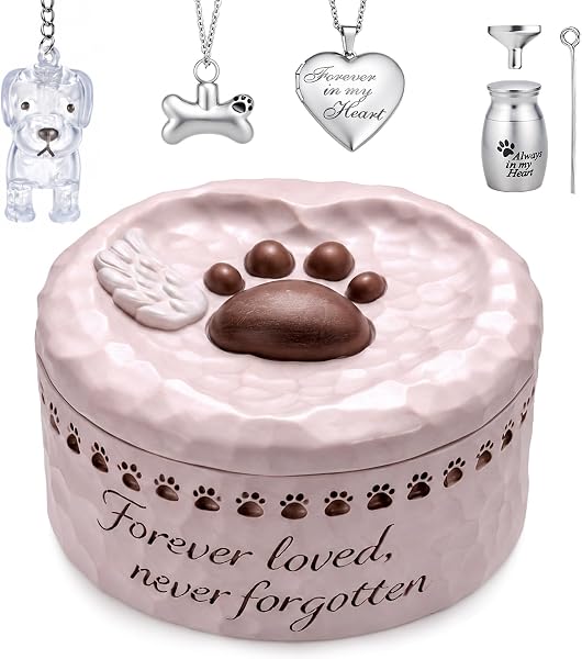 hooppoo Pet Memorial Gift Set for Loss of Dog Cat