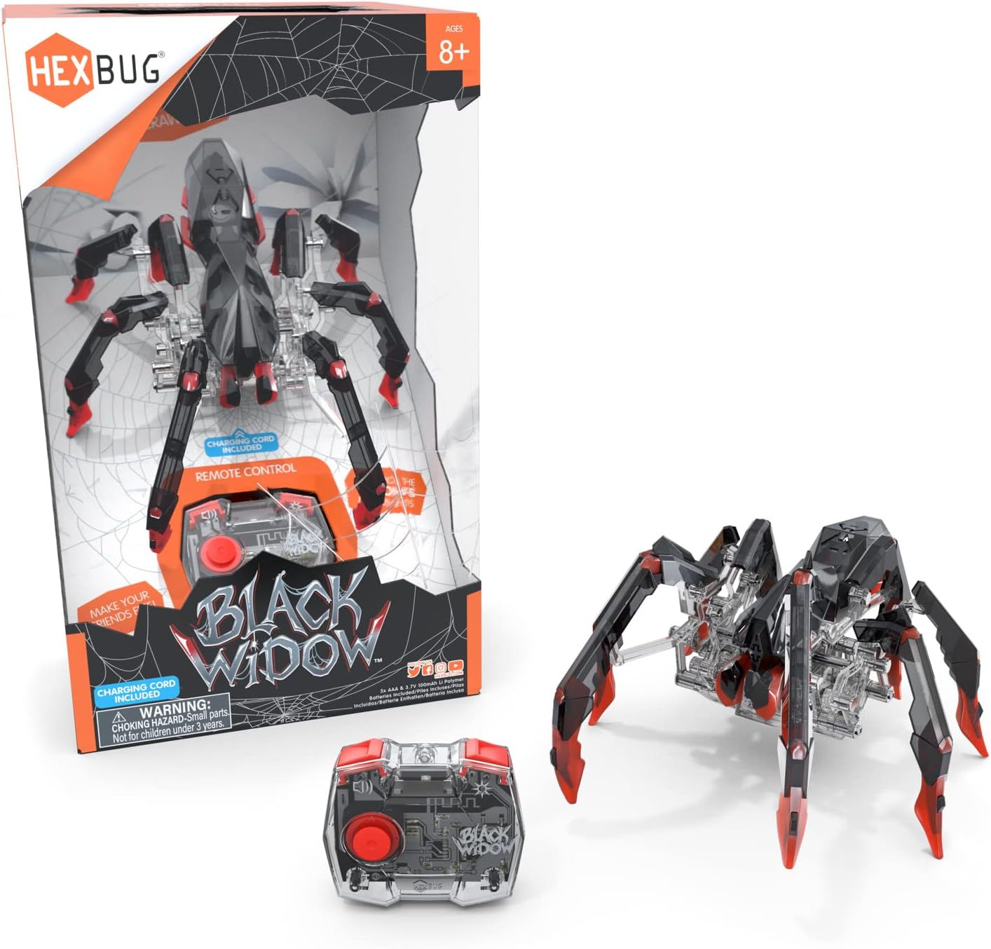HEXBUG Black Widow, Robotic Toy Spider