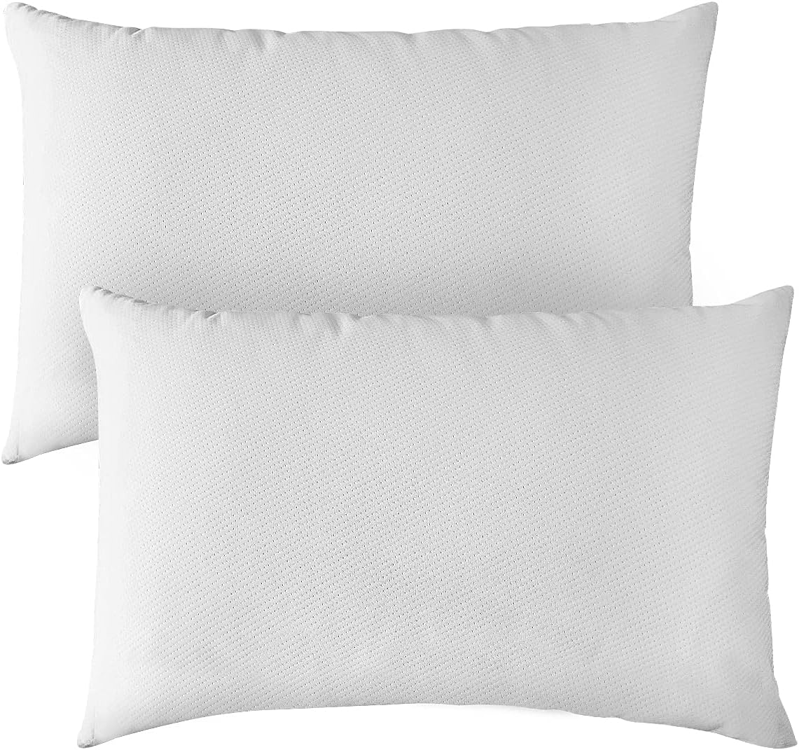 Comvi Bamboo Pillow Protectors 2 pack Luxury 300GSM, Waterproof