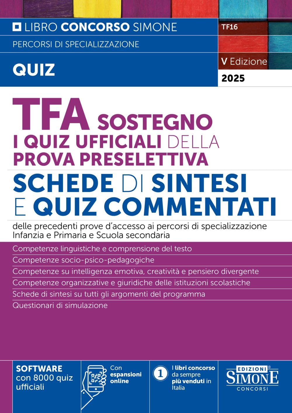 Tfa Sostegno - I Quiz Ufficiali Della Prova Preselettiva - Schede Di Sintesi E Quiz Commentati - 4