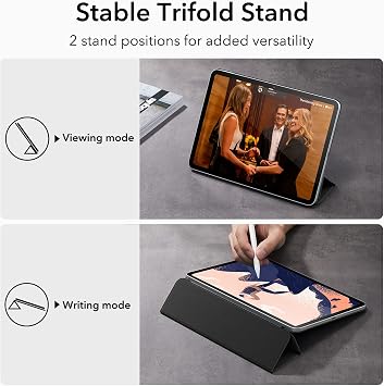 ESR iPad A16 için Kılıf, iPad 11./10. Nesil Kılıf, Rebound Serisi, Siyah