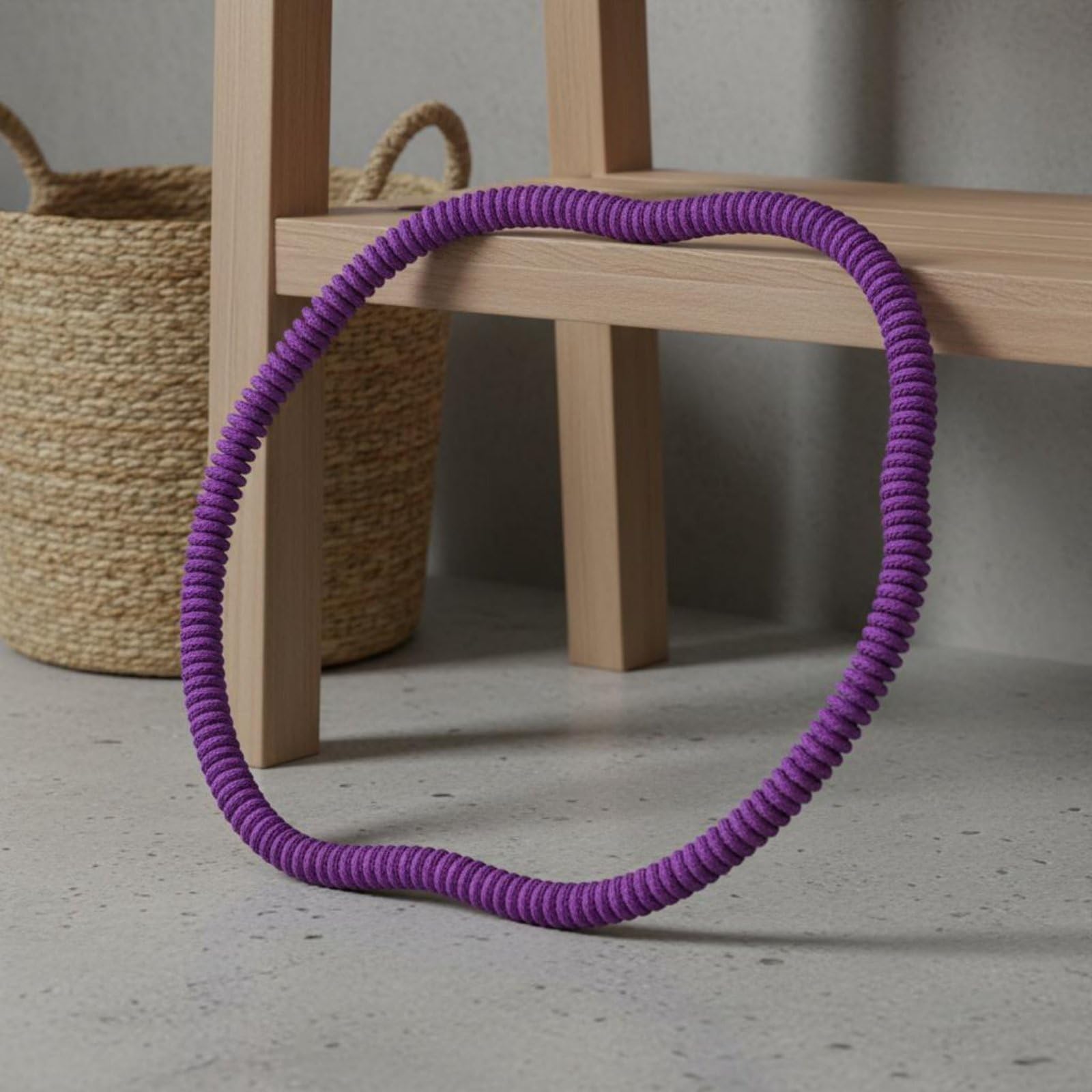 rockible Aro de Ejercicio Fitness Hoop Aro de Cintura Aro Ponderado Aro Deportivo con Resistencia Orientada a la Cintura y Acolchado Adecuado para Esculpir