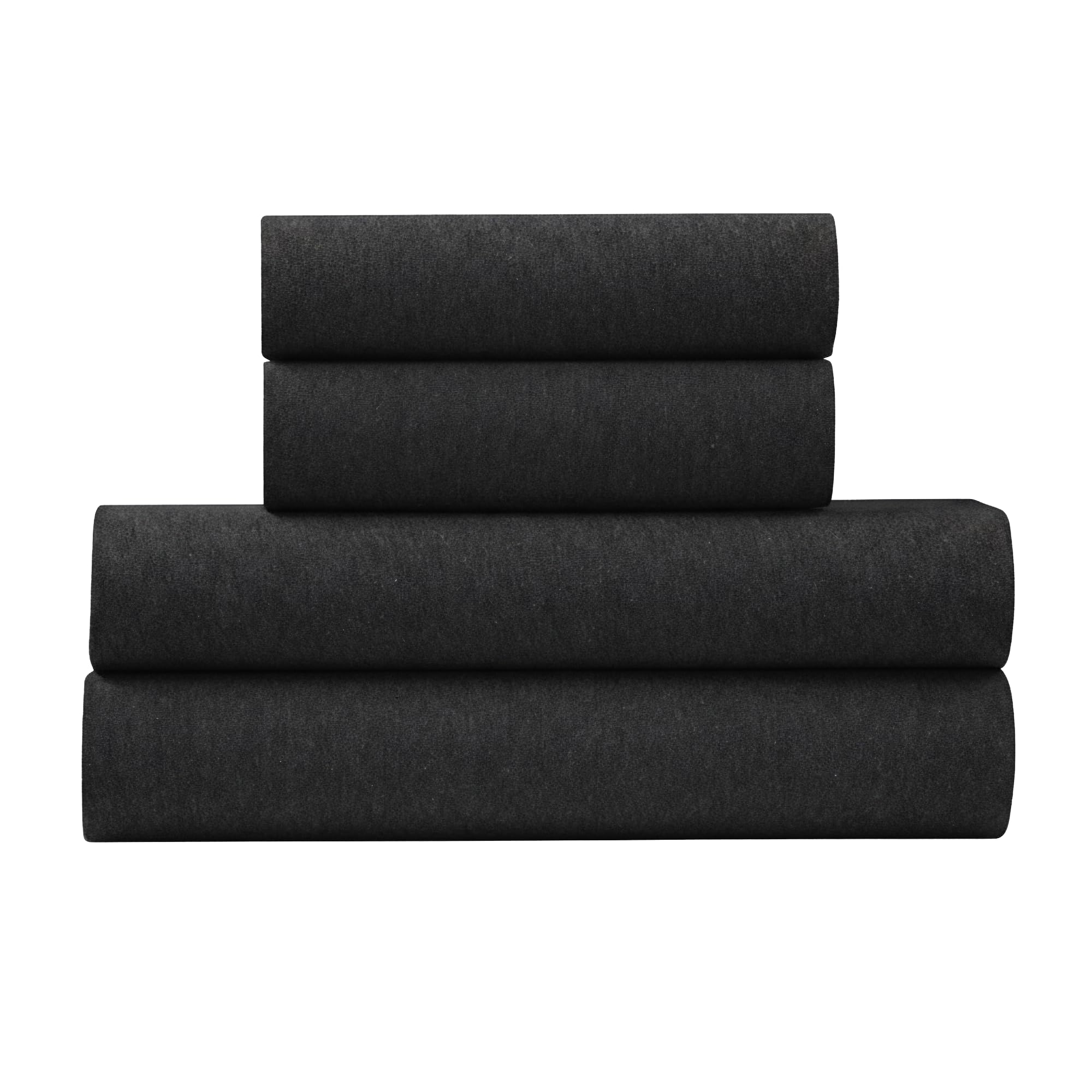U.S. POLO ASSN. Jersey Knit Sheet Set, Cotton Blend, T-Shirt & Pajama Feel, Deep Pocket, Wrinkle-Resistant, Cooling & Breathable, Everyday Comfort