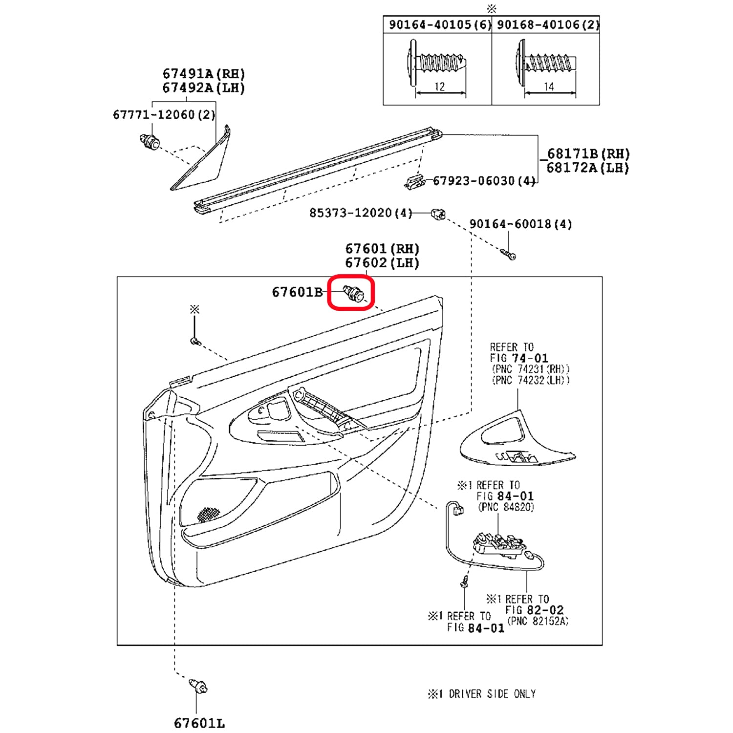 Buy 20 X Door Panel Retainer Back Panel Lower Garnish Nylon Clip Toyota 67771-30090 In HK, HK - Foto 12