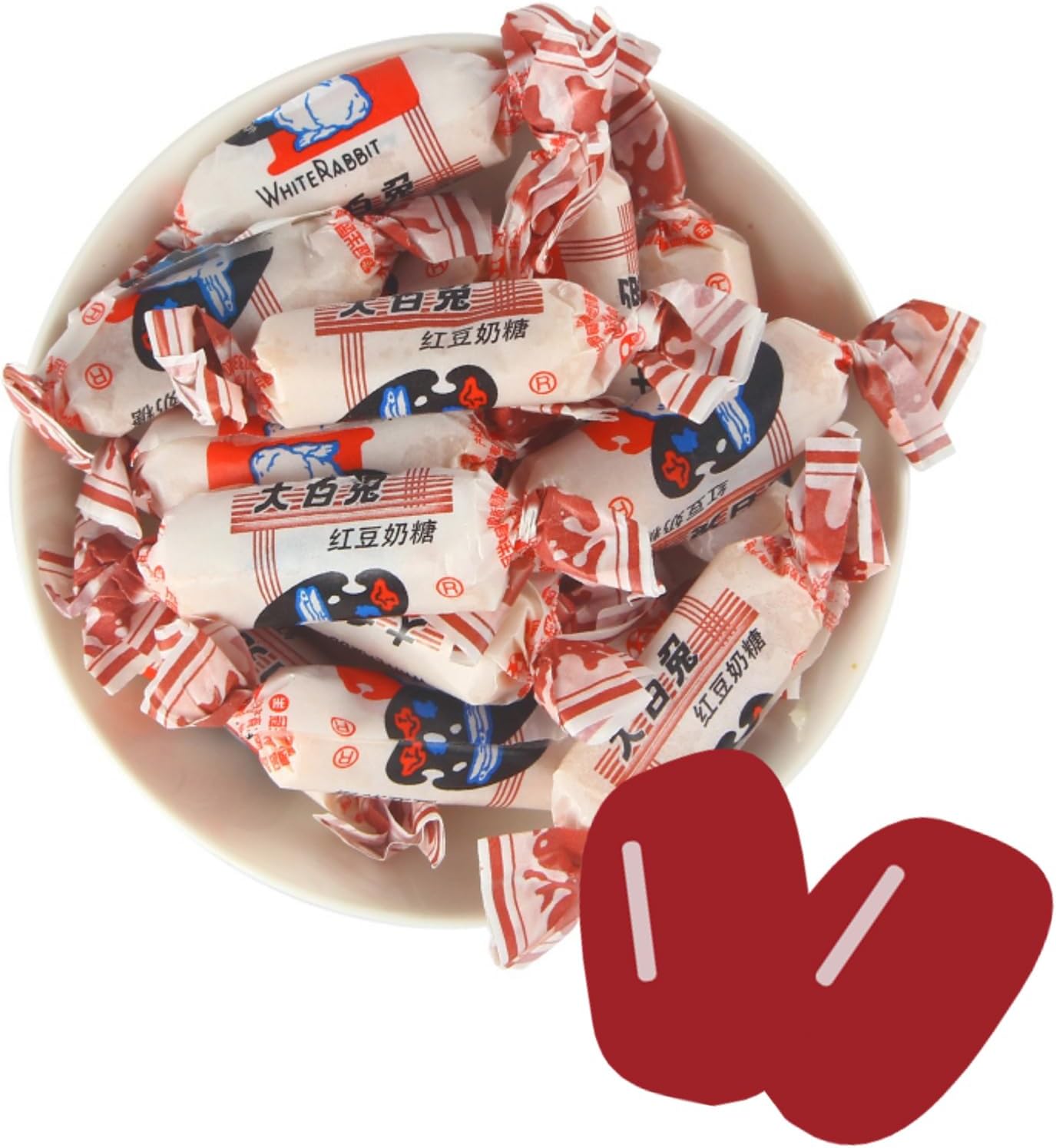 White Rabbit Creamy Cand (Red Bean Flavor,100g)