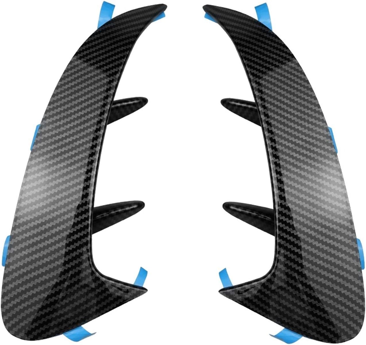 FUBANGBM Carbon Fiber Fit For Mercedes Benz A Class W177 Sedan A180 A200 A220 A250 A35 2019+ Rear Bumper Trim Spoiler Stickers Fender Canards