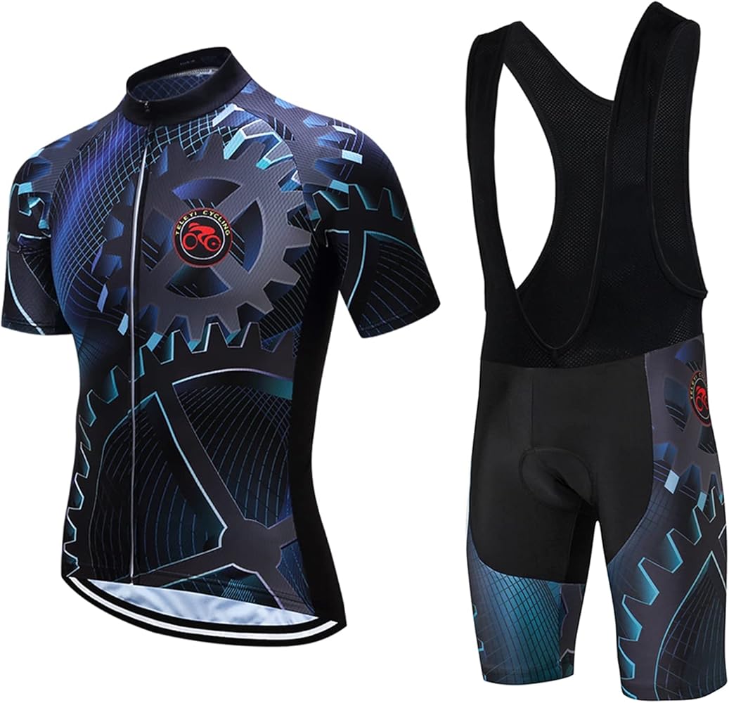 Tenue Cyclisme ARSUXEO - Maillot Manches Courtes Et Cuissard Rembourré - Blanc