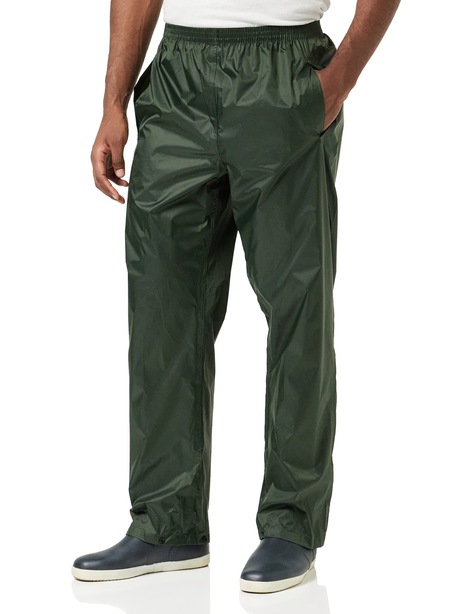 Mens Professional Pro Packaway Waterproof & Breathable Windproof Overtrousers-image-47