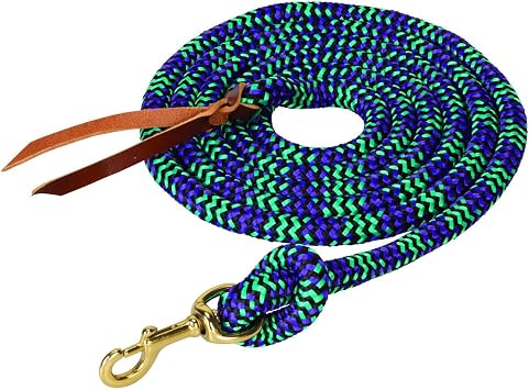 Poly Cowboy Lead with Snap, 5/8" x 10