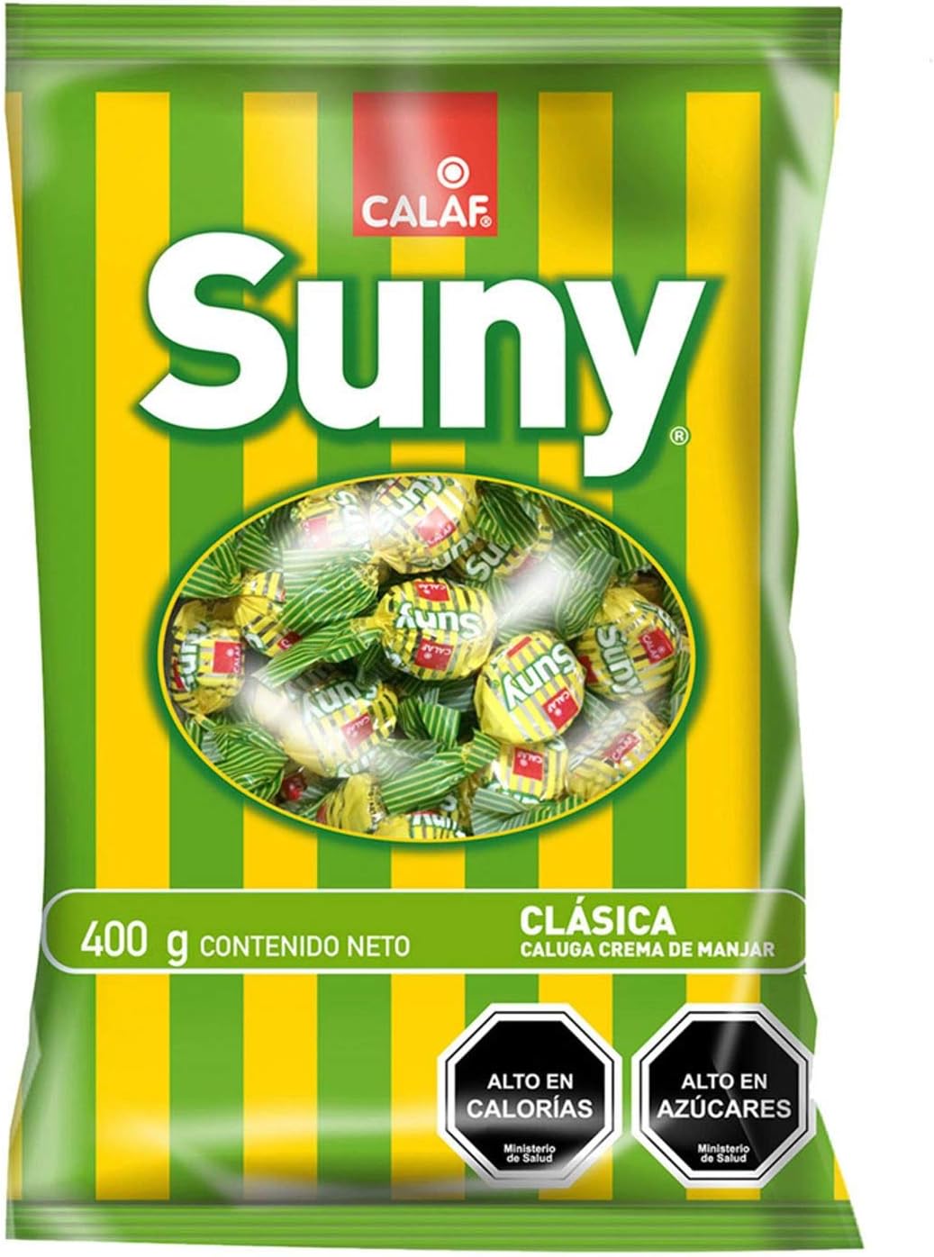 Suny Calaf From Chile Caluga Crema Manjar Traditional Chilean Candy 2 Bags X 400 grms Each