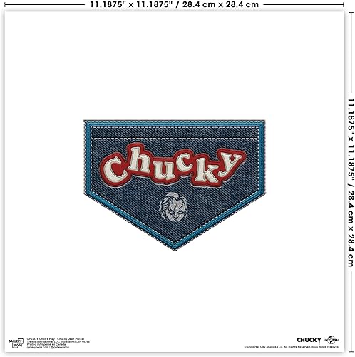 Miniatura 6 de Trends International Gallery Pops Child's Play - Póster de pared de bolsillo de Chucky Jean, 12.00 x 12.00 pulgadas, versión sin marco