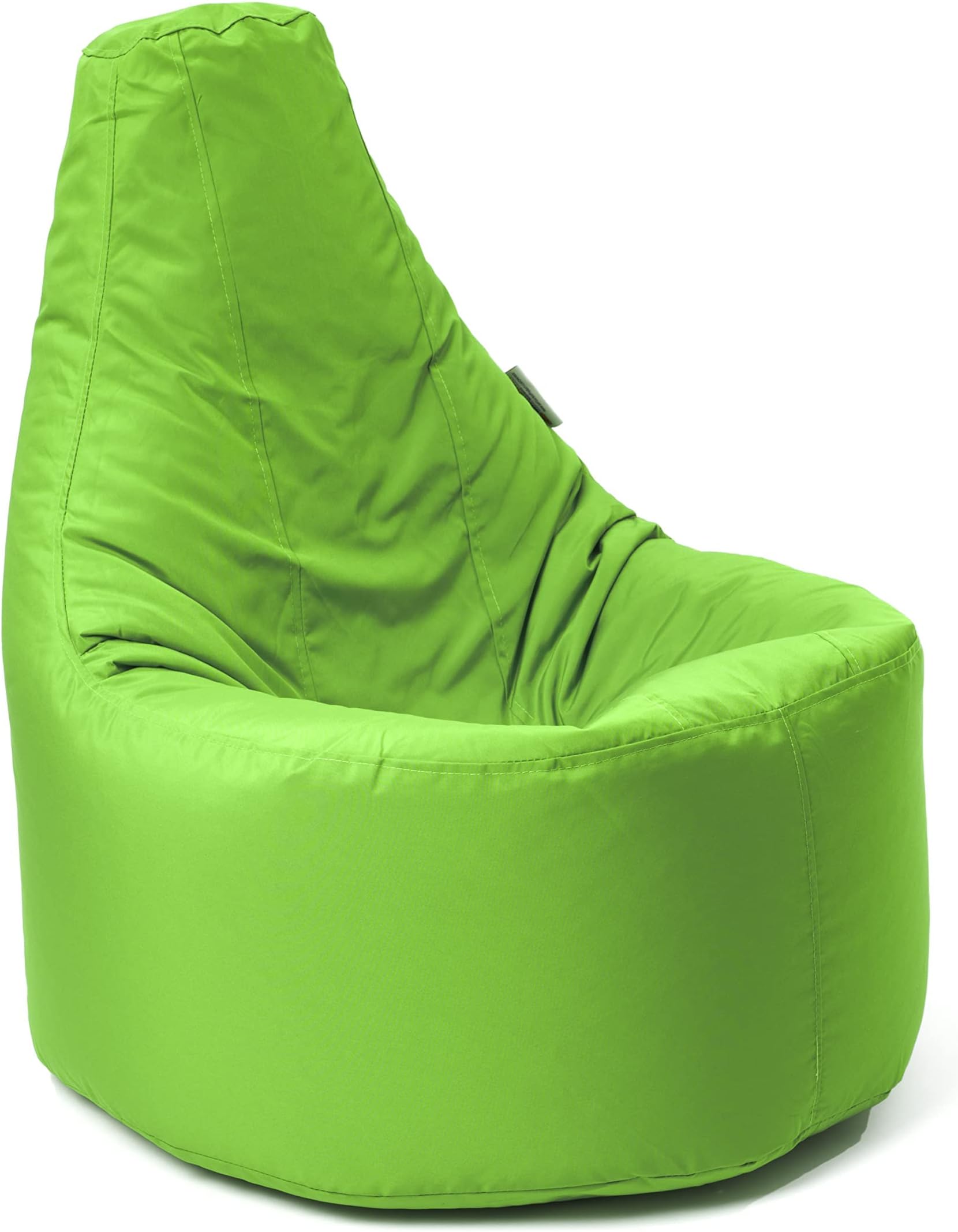 MaxiBean Large Bean Bag Gamer Recliner Outdoor and Indoor Adult Gaming Beanbag Garden Seat Chair Water and Weather Resistant (Lime)