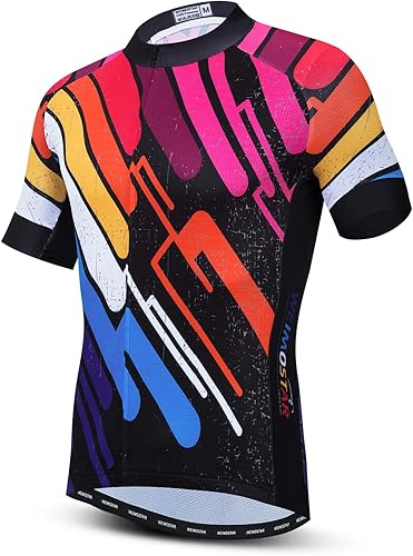 Vista 21 de Hotlion Verano Ciclismo Jersey Hombres Mountain Bike Jersey Secado rápido Bicicleta Camisa Manga Corta Ciclismo Ropa