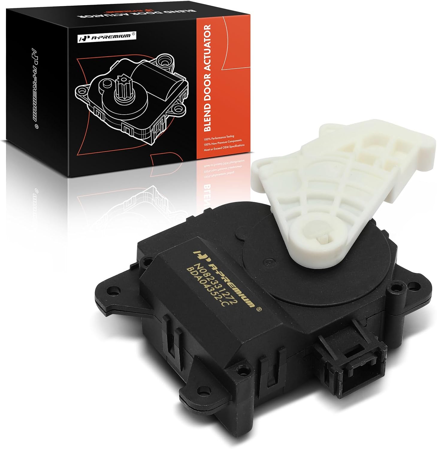 A-Premium HVAC Heater Blend Door Actuator Compatible with Toyota RAV4 2006-2018, Corolla 2009-2019, Main, Recirculation