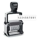 Numberer Stamp Professional 55510 – 10 Digits, Self Inking, 3/16