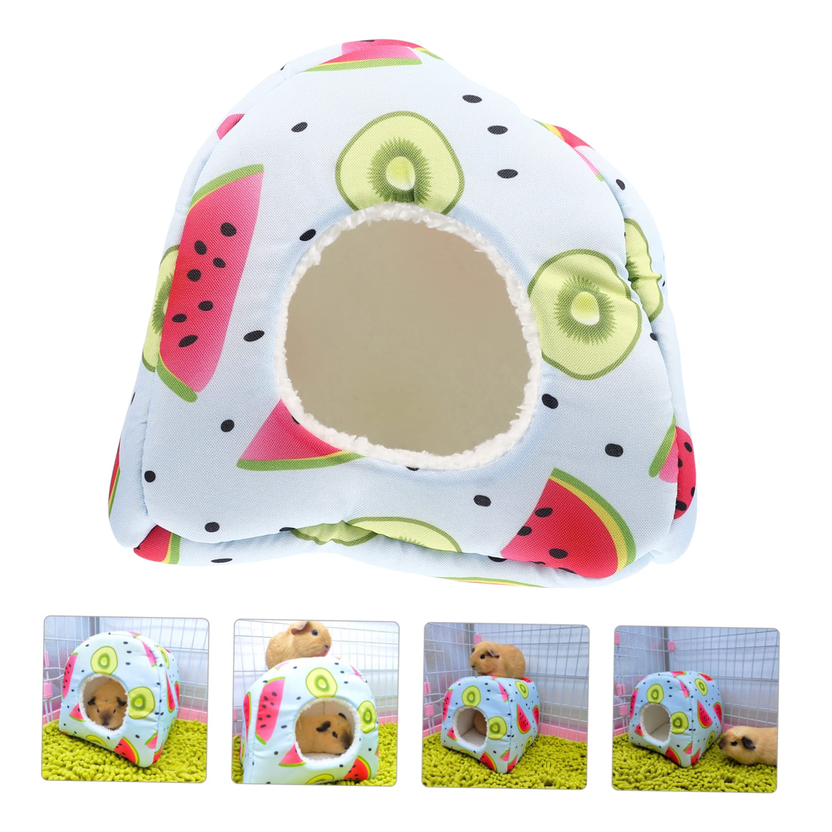 SUPVOX 3piezas Cama Aislante para Hámster y Roedores para Animales Refugio Caliente y para Invierno y Seguro y Privado para