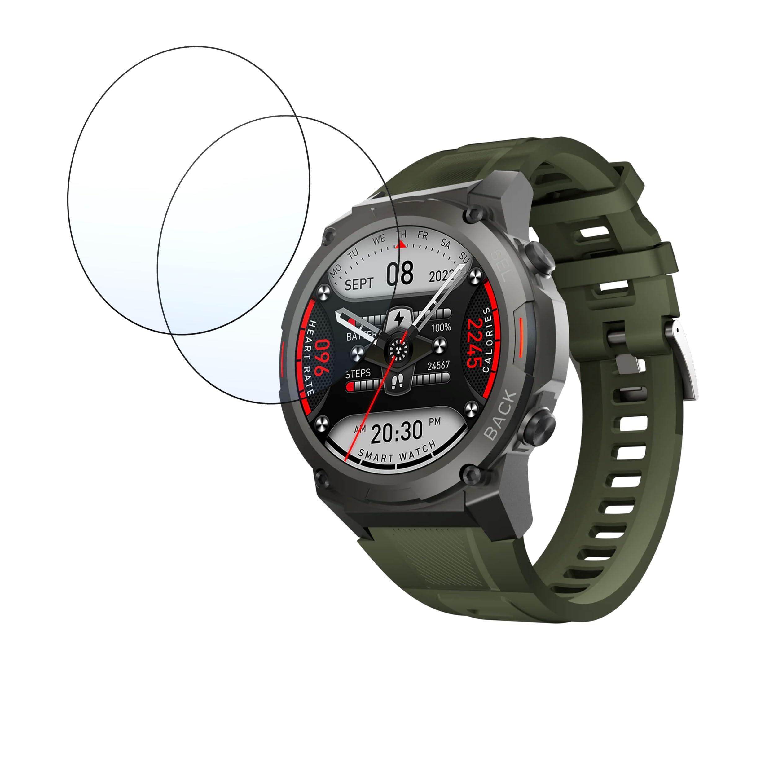 DVTECH® Crossbeats Armour Dive Protective Ultra Clear Flexible Compatible Screen protector (Pack of 02)