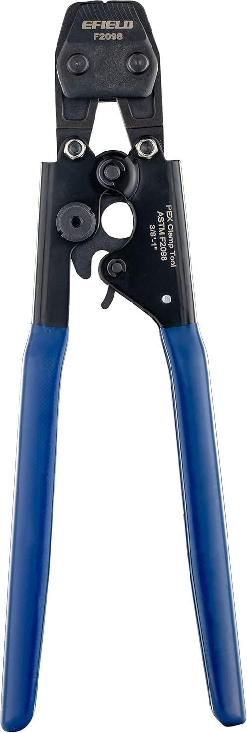 EFIELD Pex-b Pipe Tubing/Tool Combo Blue & Red 3/4 Inch 2x 75 ft Rolls 150 Ft Length for with Pex Cinch Clamp Crimping Tool and Pipe Cutter(AB-4-75)