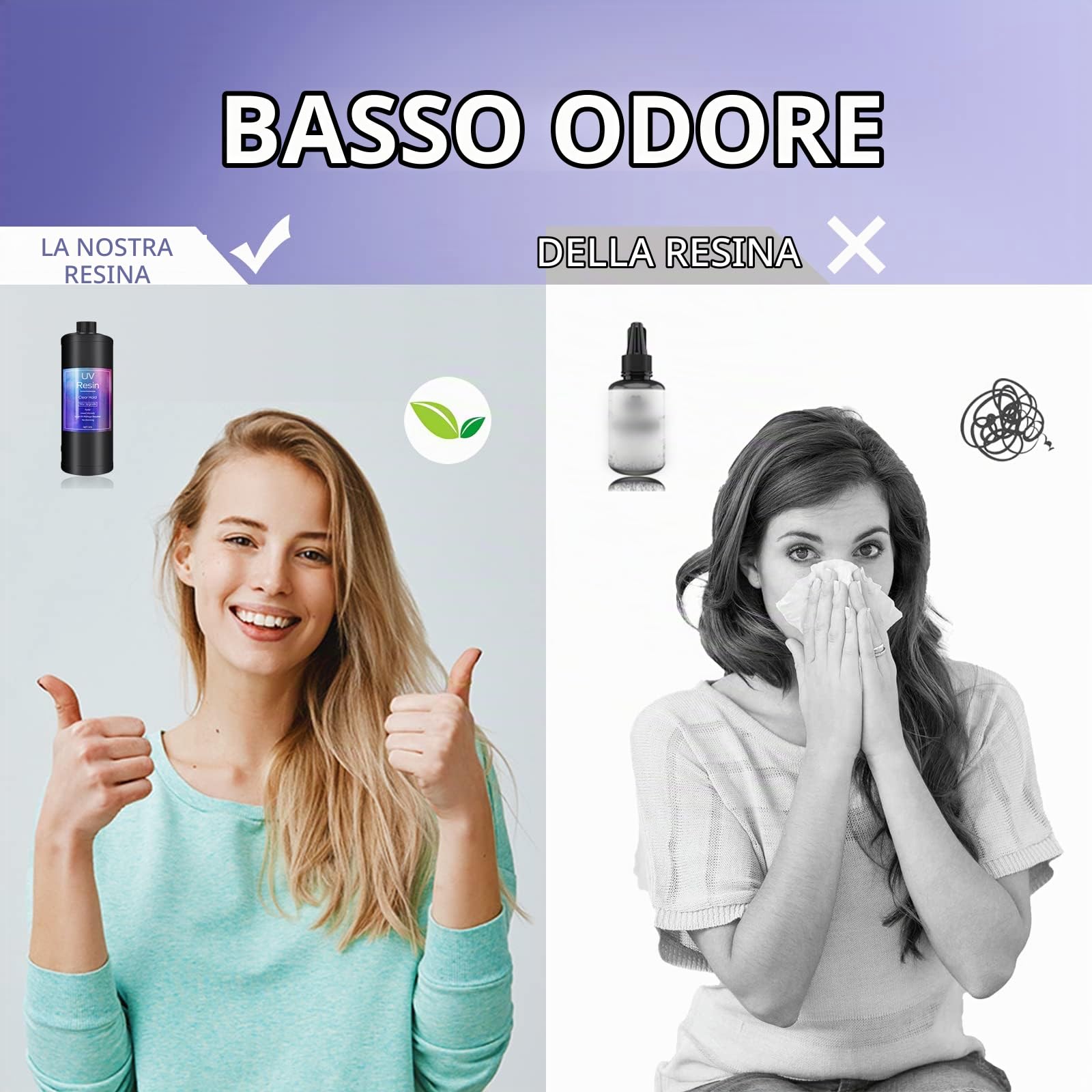 1kg Resina UV trasparente Tipo duro Nuova formula Indurimento 1 minuto Ultravioletta Solare Colla Resina Epossidica per Stampi/Creazioni Gioielli Pendenti Orecchini Braccialetti/Artigianato DIY
