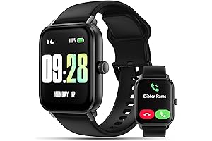 KeepOnFit SmartWatch with Alexa: Answer/Make Calls, Unleash Fitness