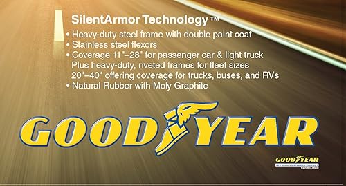 Miniatura 3 de KitConjunto de escobillas limpiaparabrisas de repuesto (escobillas limpiaparabrisas Goodyear de primera calidad) para Toyota Camry