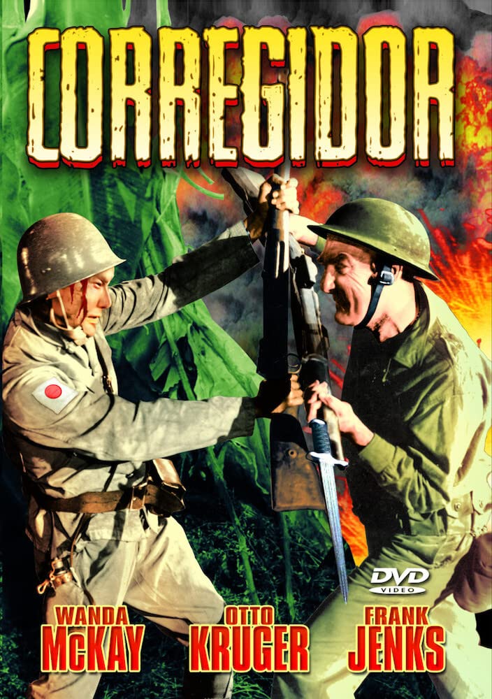 Corregidor 1943 Region 1 DVD de cine clasico belico y peliculas antiguas de la Segunda Guerra Mundial