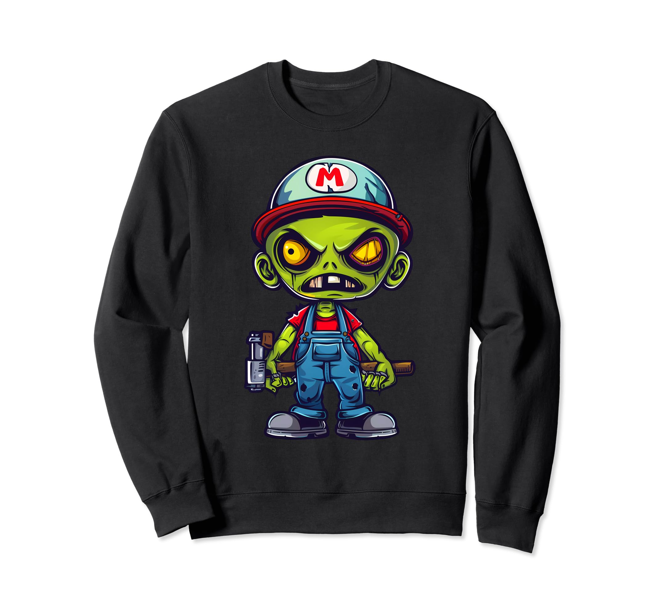 Disfraz de fontanero zombi Sudadera