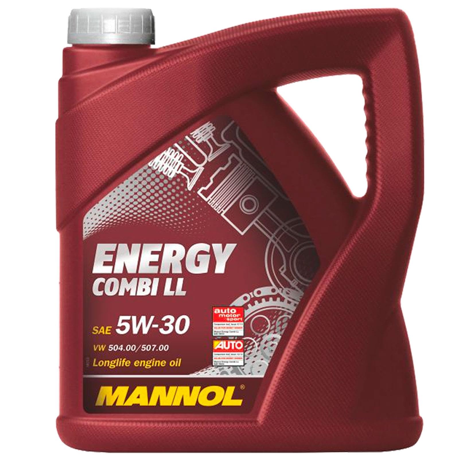 Ölfilter+Mannol 5W30 Öl | R50 R53 R52 Cooper One S Works Kompatibel mit Mini (R50, R53),Mini Cabriolet (R52)