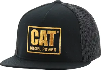 CAT Men's Diesel Power Flat Bill Cap 110 Flexfit