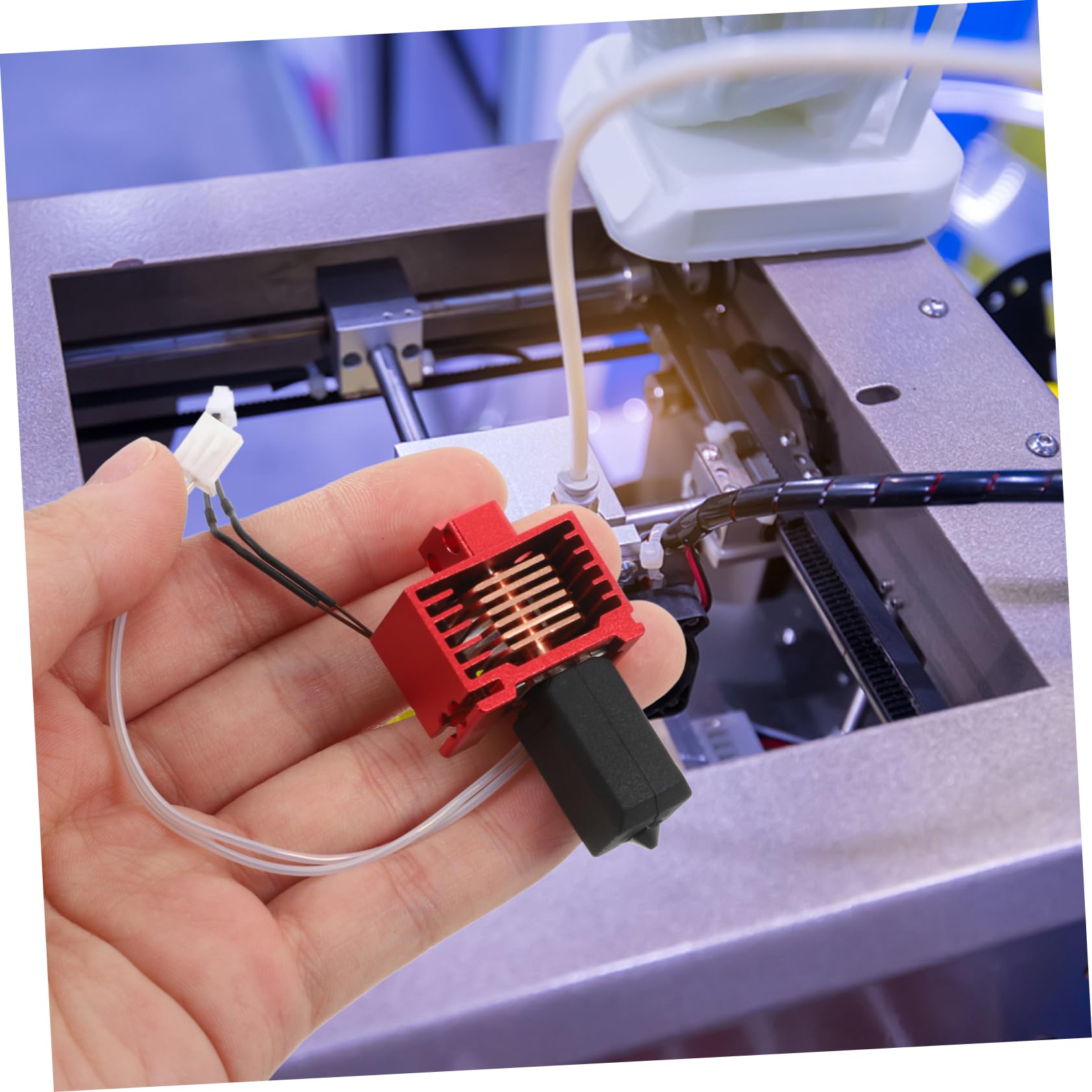 PRETYZOOM Kit Estrusore Per Stampanti in Metallo Modulo Hotend Ugello Intercambiabile Testa Estrusione Per Stampante Adatto Diverse Esigenze