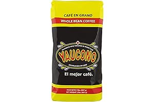 Authentic Puerto Rican Coffee: Yaucono Whole Bean Coffee in Bag