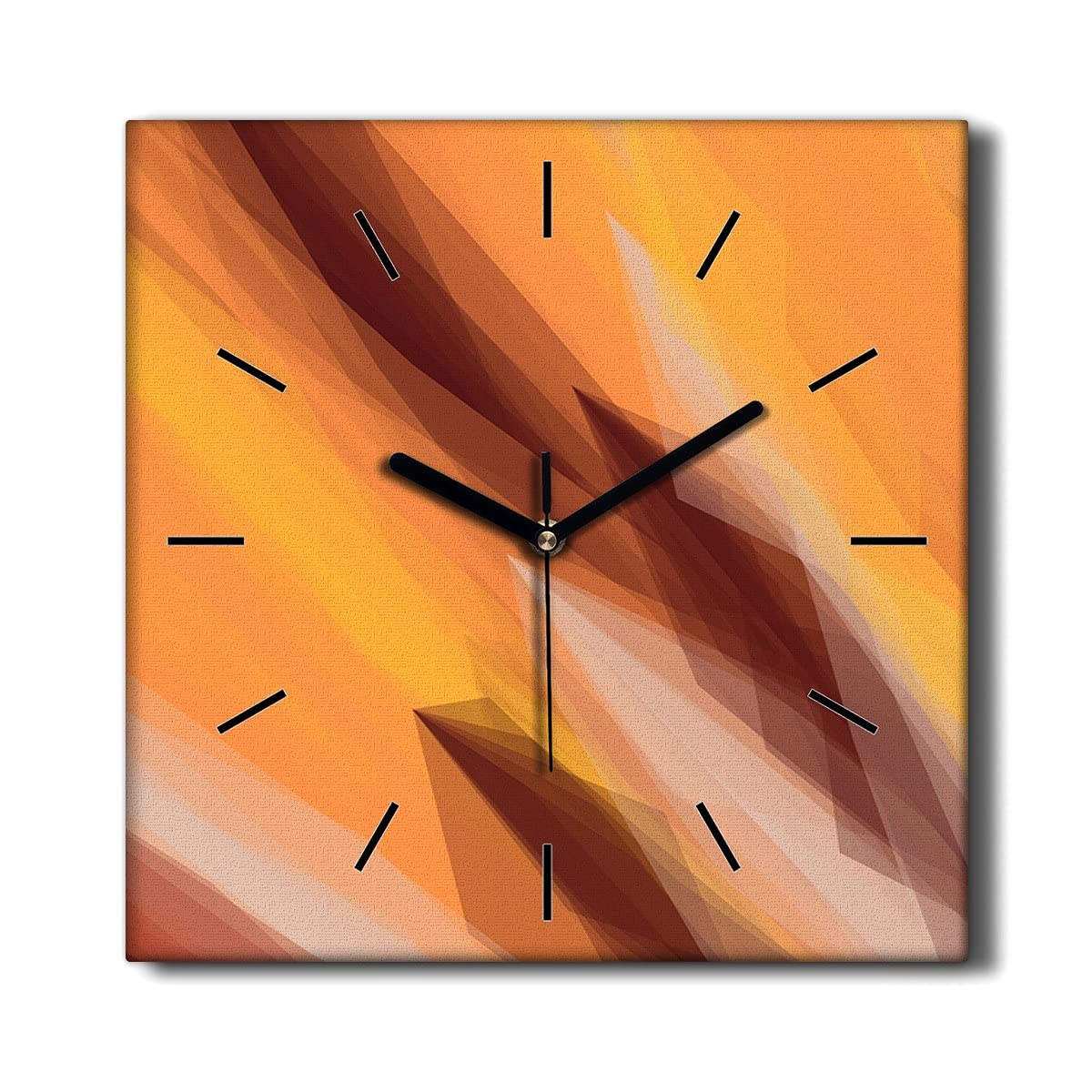 Horloge salon Coloray decoration murale abstraite 30x30 cm pour creer un cocon chaleureux
