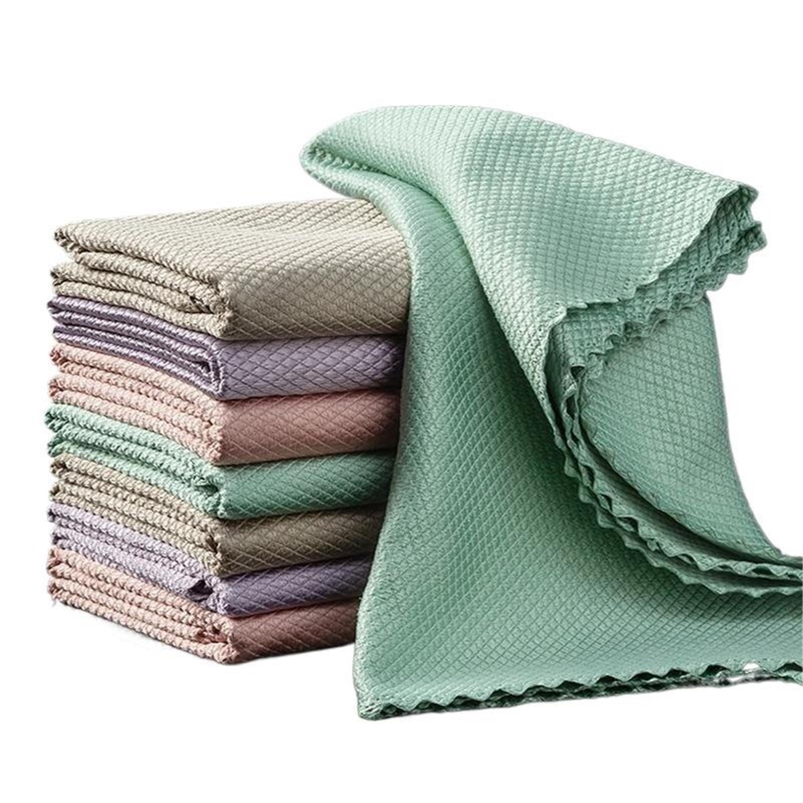 10 Chiffons de Nettoyage en Microfibre for Verre